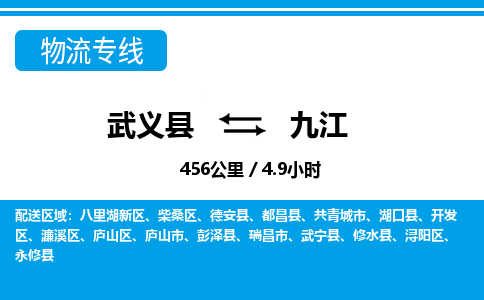 武义到九江物流专线-武义县往返九江货运公司专线运输,仓储配送 东航俊物流