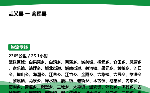 武义到会理县物流专线直达运输_武义县到会理县物流公司-高栏平板