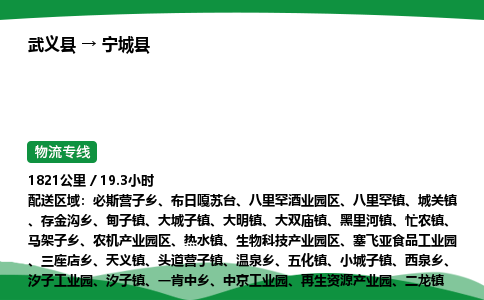 武义到宁城县物流专线直达运输_武义县到宁城县物流公司-高栏平板