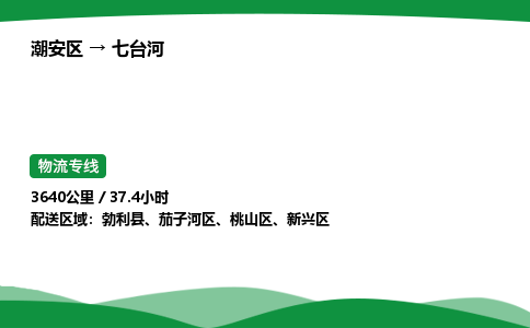 零担货从潮州到七台河物流专线-货运站双向专线 24小时调车电话_潮安区到七台河物流公司-高栏平板