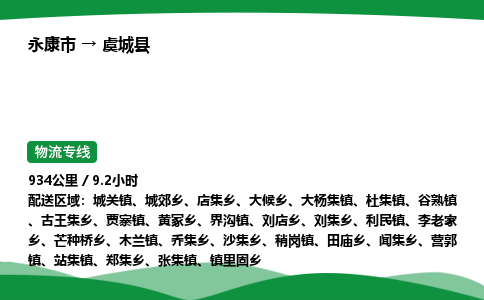 推荐托运永康到虞城县物流专线直达运输_永康市到虞城县物流公司-高栏平板-物流公司上门取件