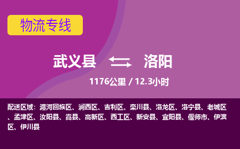 武义托运到洛阳物流公司价格多少？-武义县到洛阳物流专线要几天-武义县到洛阳货运公司