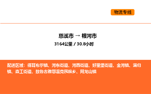 推送宁波至根河市物流专线公司|慈溪市到根河市|包车物流价格怎么计算