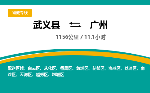 武义直达到广州物流公司-货运公司(设备运输2026/全+境+直达）